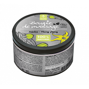 Massage Lys med kologisk Jojoba / Ylang-ylang olier - 100 ml.