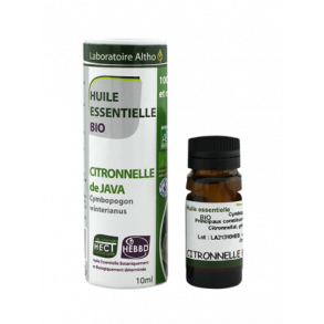 kologisk Java Citronella terisk olie -  10 ml.