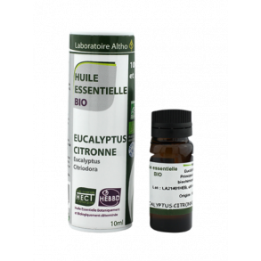 kologisk Citron Eucalyptus terisk olie - 10 ml.