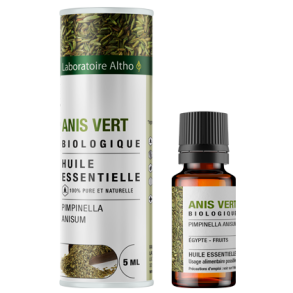 kologisk Grn Anis terisk olie - 5 ml.