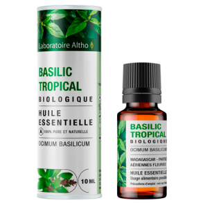 kologisk Tropisk Basilikum olie - 10 ml.