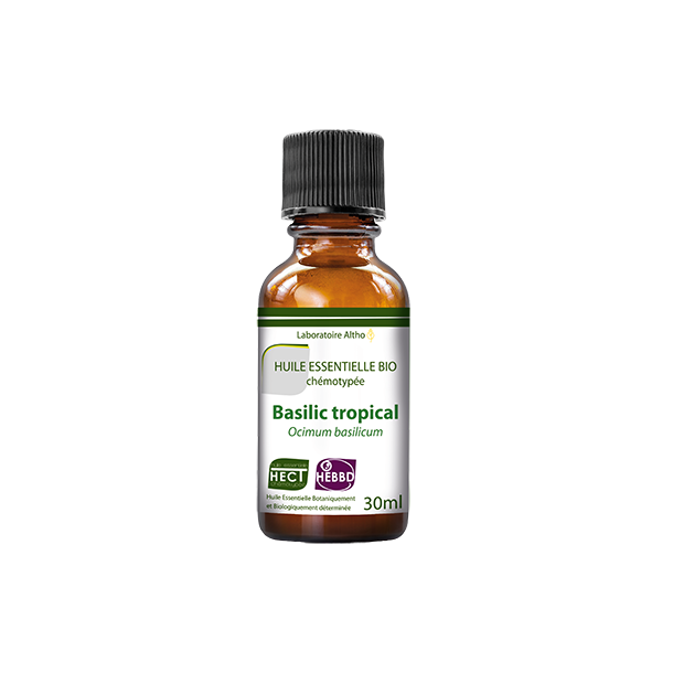 kologisk Tropisk Basilikum terisk olie - 30 ml.