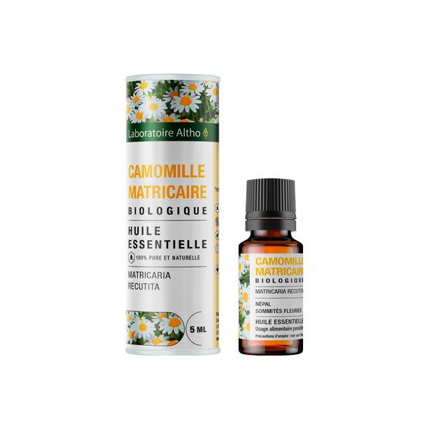 kologisk Bl Kamille terisk olie - 5 ml.