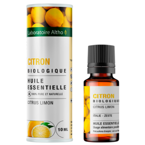 kologisk Citron terisk olie - 10 ml.