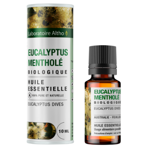 kologisk Menthol Eukalyptus terisk olie - 10 ml.