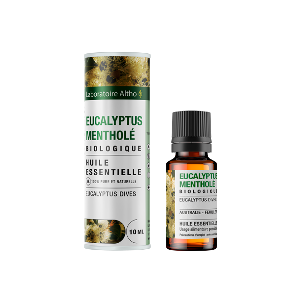 kologisk Menthol Eukalyptus terisk olie - 10 ml.