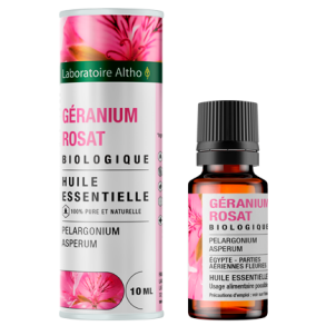 kologisk Rose Geranium terisk olie - 10 ml.