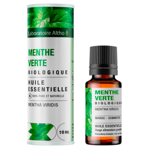 kologisk Grn Mynte/ Spearmint teriskolie - 10 ml.