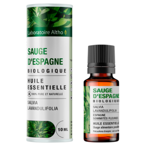 kologisk Spansk Salvie terisk olie - 10 ml.