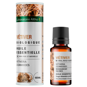 kologisk Vetiver terisk olie - 10 ml.