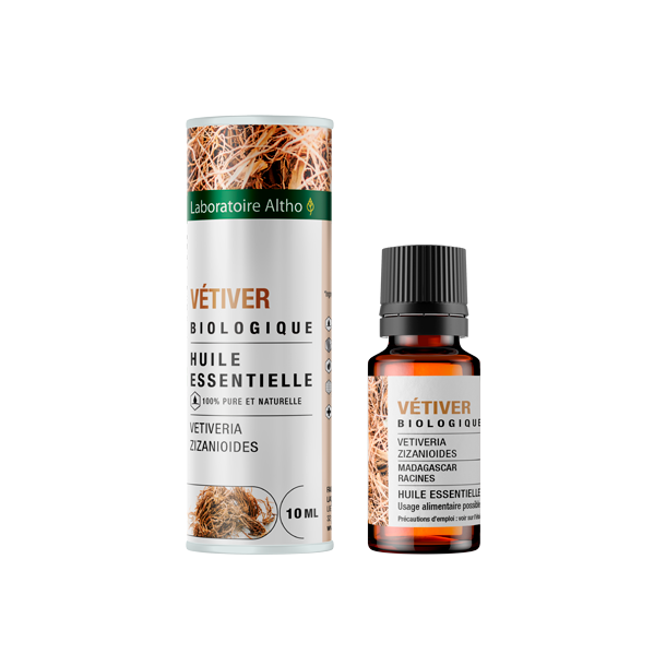 kologisk Vetiver terisk olie - 10 ml.