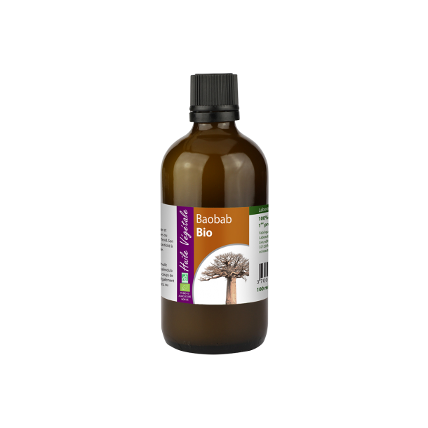kologisk Baobab Jomfru olie - 100 ml.