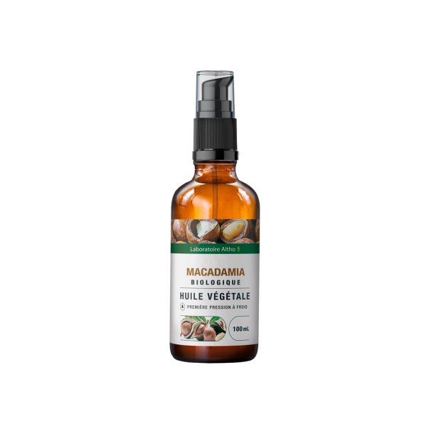 kologisk Macadamia Jomfruolie - 100 ml.